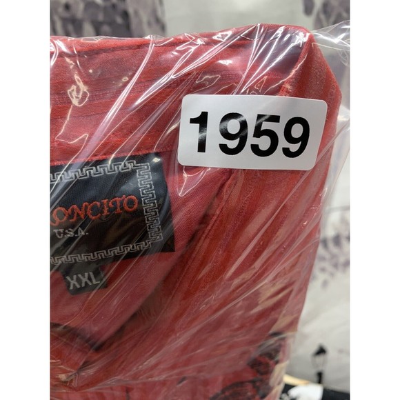 Patroncito USA Button Down Shirt Men's Size XXL Red Snap P's Cowboy Western Boss - Picture 16 of 16